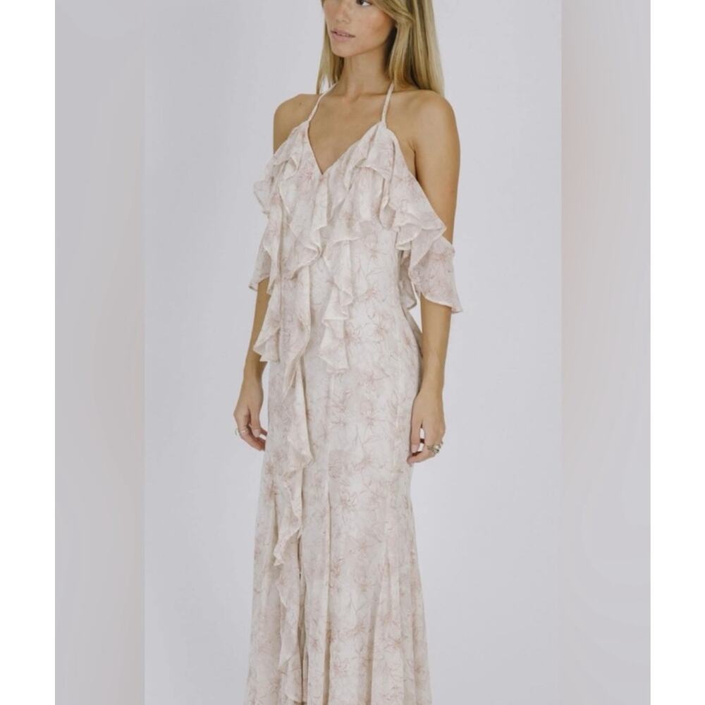 Storia Cascading Ruffles Dress